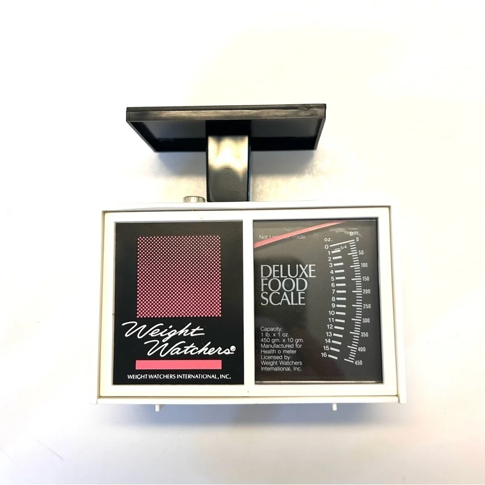 Vintage Weight Watchers Food Scale Capacity 1 Pound 1 Ounce With Measuring Cup - Picture 2 of 7